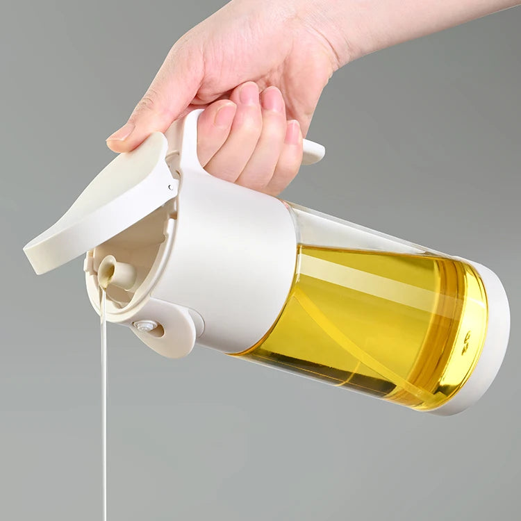 2-in-1 Oil Sprayer & Dispenser for Easy Cooking