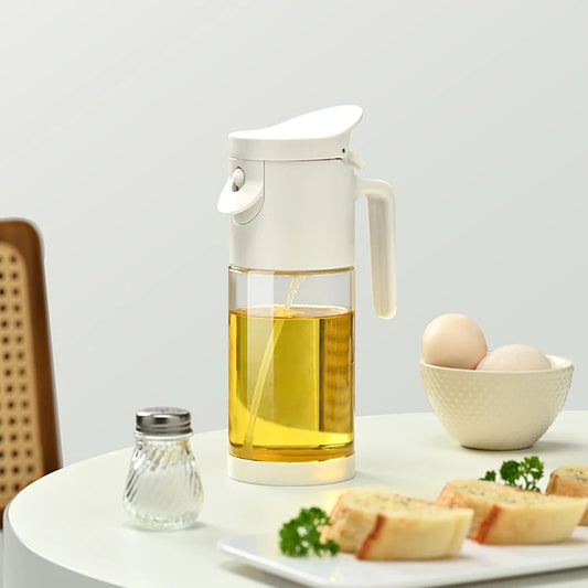 2-in-1 Oil Sprayer & Dispenser for Easy Cooking